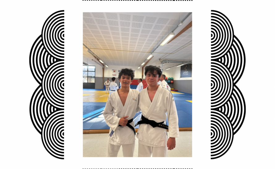 Lino et Nathan décrochent leur ceinture noire à 15 ans !