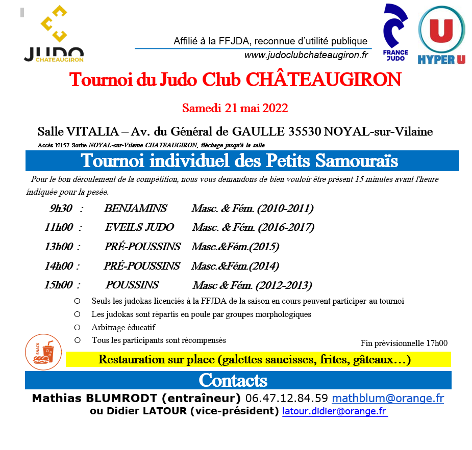Tournoi JCC